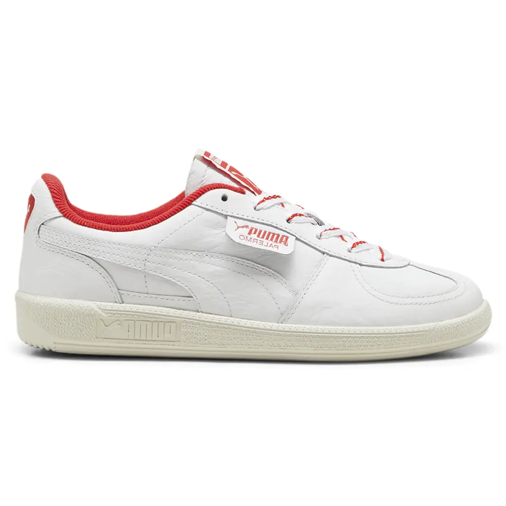 PUMA Womens Palermo Lady Court Lace Up Sneakers Shoes Casual - White PUMA Womens Palermo Lady Court Lace Up Sneakers Shoes Casual - White