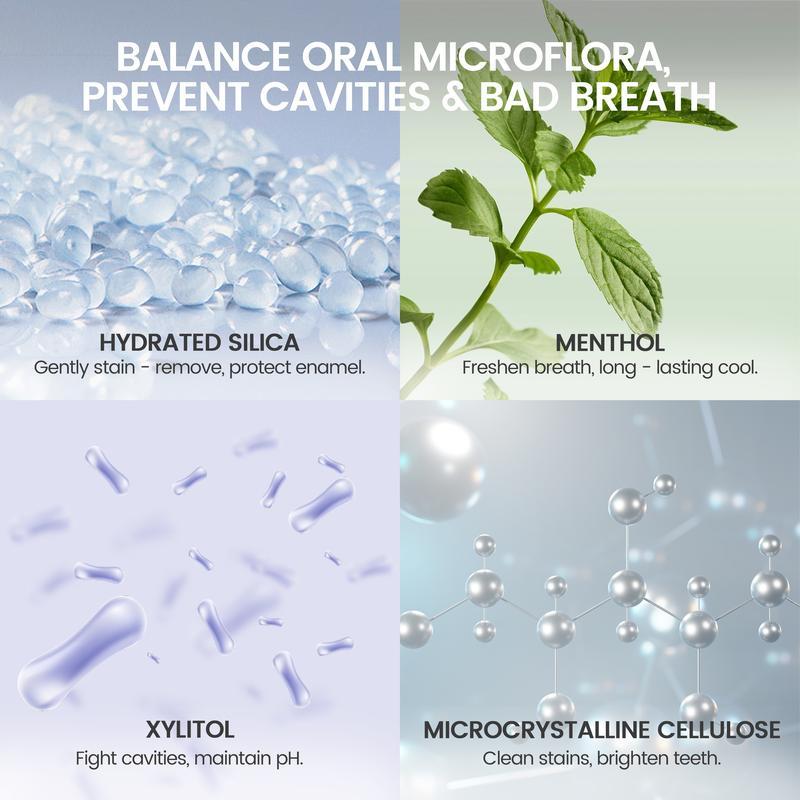 New 7-Pro Intensive Toothpaste | Upgraded Purple Formula with 7 Probiotics | Deep Enamel Repair & Long-Lasting Freshness