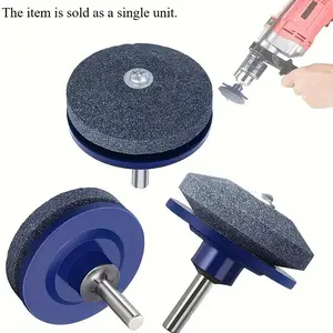 Electric Lawn Mower Knife Sharpening Stone Electric Wind Power Mower Sharpener Wear-resistant Grinding Head Whetstone Sander Abrasive Disc Attachment