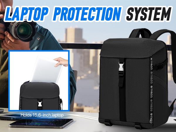 Camera Backpack Large Capacity - Water Resistant Multi Compartment For DSLR Laptop Drone Men Women