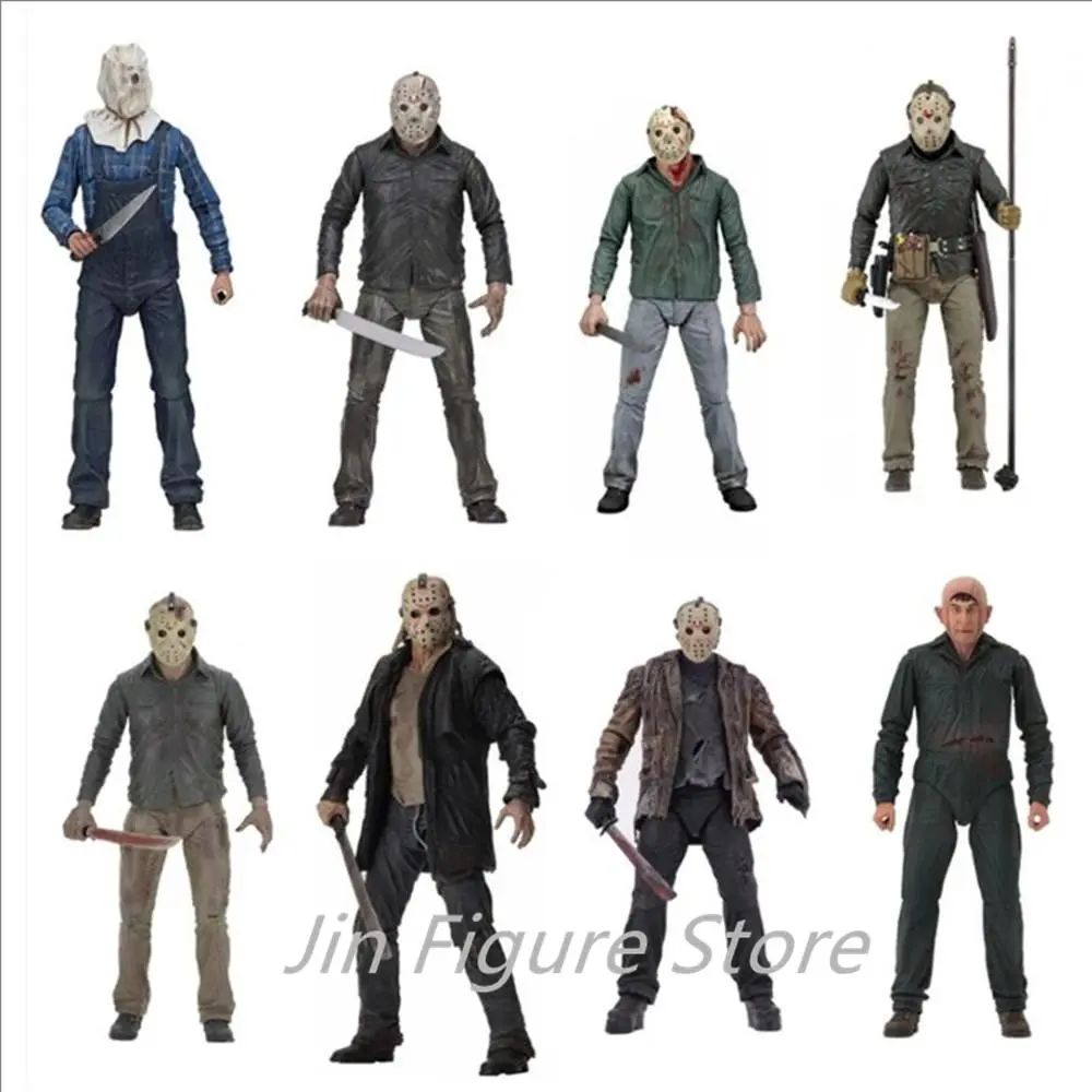 NECA Horror Movie Character Jason Action Figure Collectible Model Toy Gift Doll Figurine