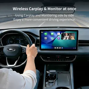 Baby Car Camera &Wireless CarPlay Adapter,1080P HD Rear Seat Monitor Display on Car Screen,150°Wide Angle No-Glow Night View, Safety for Kids & Infants