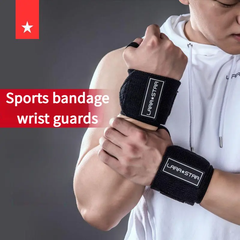 Wrist Wraps for Weightlifting (18") Heavy-Duty Support for Gym, Bench Press, and Pushups (1 Pair) - for Men and Women