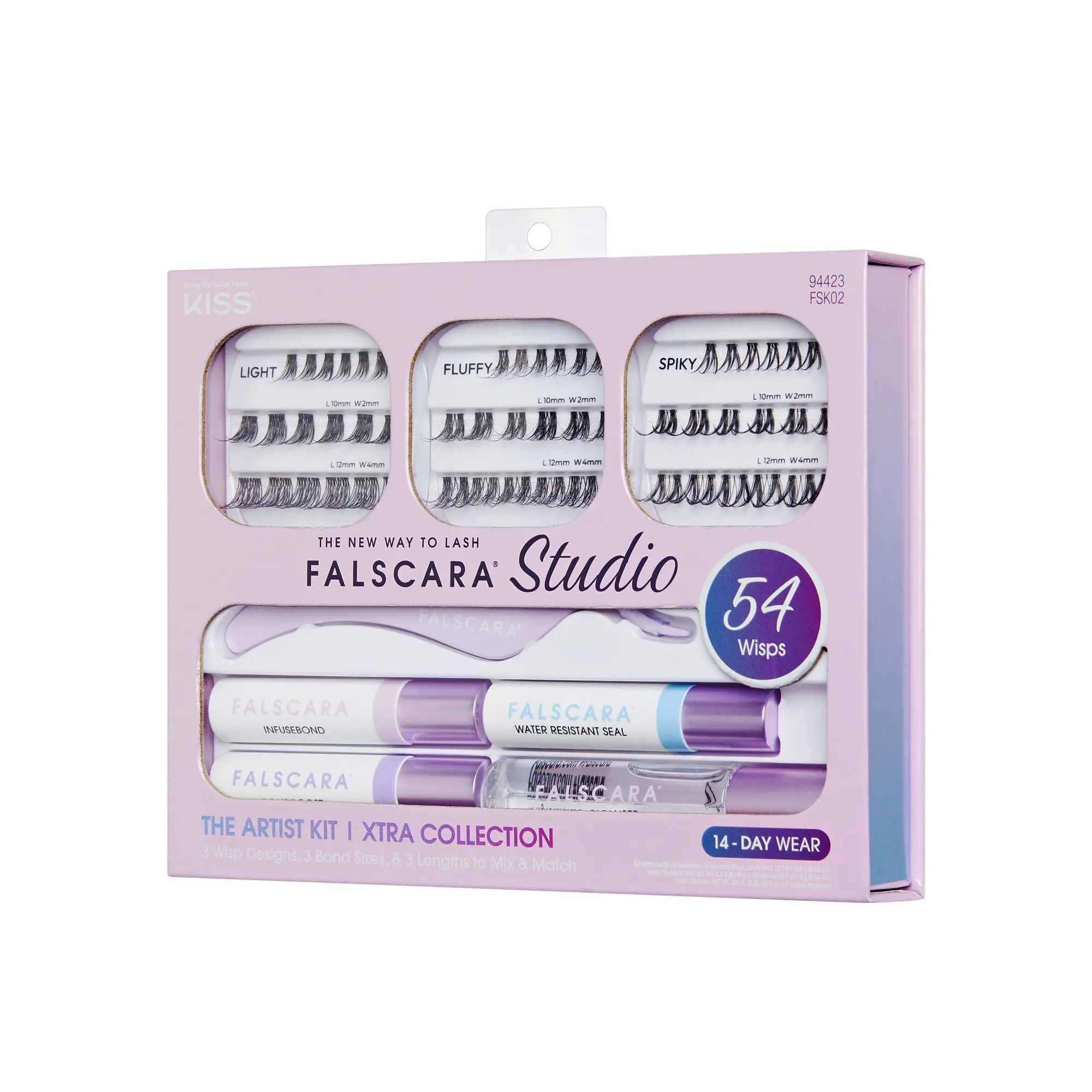 Falscara Studio Lash Extension Kit - Xtra - 54 Volume Wisps Falscara Studio Lash Extension Kit - Xtra - 54 Volume Wisps