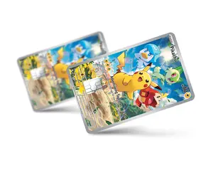 Pikachu & Friends Pokemon Card Credit Card Skin (Flash Sale Pack 3, 6, 9)