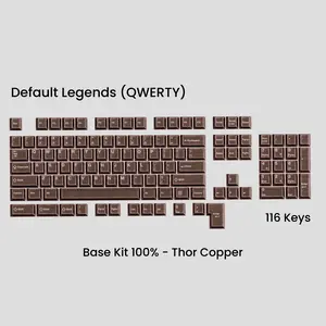 Viking Antiques Full Metal Keycap Set Base Kit - Thor Copper