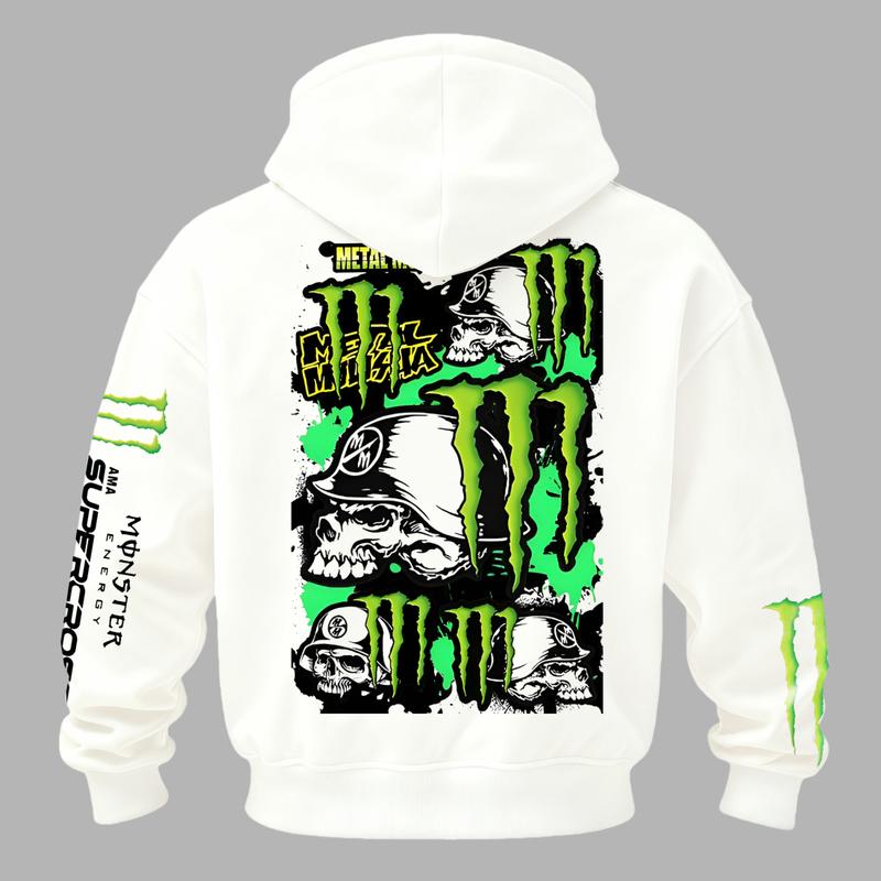 Monster Energy Skull Unleash Your Power with Monster Graphic Streetwear