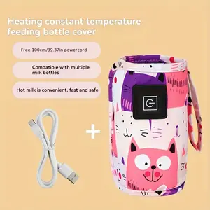 USB-Powered Milk Warmer with USB-C Charging, USB-Powered Breast Milk & Formula Heater, USB-Powered Bottle Warmer, USB-Powered Milk Heater, USB-Powered Milk Heater with USB-C