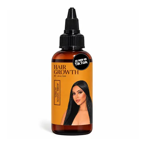 Hair Growth by Jailyne Serum – Lightweight, Revitalizing Hair Serum for Growth & Strength – 2 oz (59g) Natural Haircare Formula