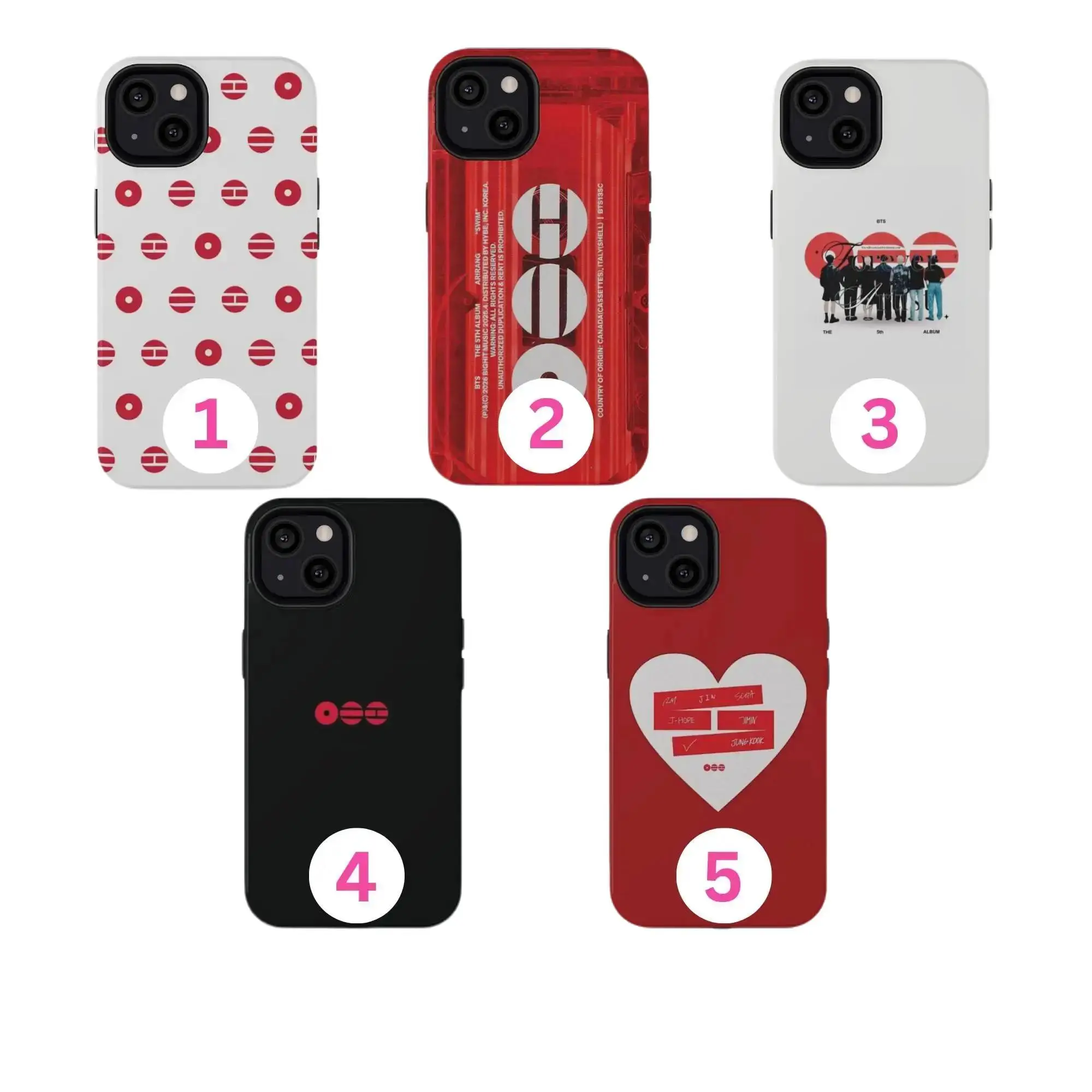 Kpop Phone Case, Aesthetic Merch Cover, Tough Case for iPhone