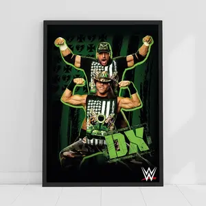 WWE Print - DX Graphic Poster Wrestling Wall Art #134