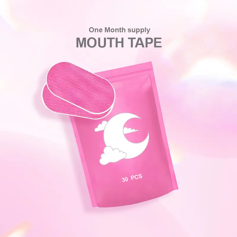Mouth Tape, one month supply, mouth tape, pink, gentle, adhesion, 30 Strips, yoga, gym sports accessories,