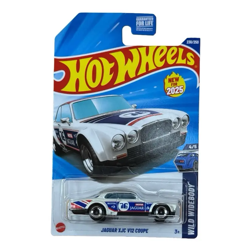 Hot Wheels mainline Jaguar XJ-C V12 Coupe white Wild Widebody 4/5