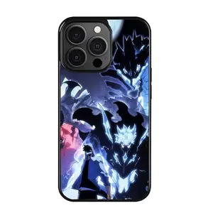 Anime Manga Solo Leveling Sung Jin-Woo Beru Igris Phone Case for iPhone 17 Pro Max 17 Air 16 14 13 12 11 Pro Max Plus Soft TPU Protaection Rugged Durable Back Cover for Girl Gifts