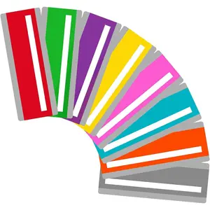 8 Pieces Colored Guided Reading Strips Highlight Overlays Bookmark Line Trackers for Kids Dyslexia Student Reading Tools