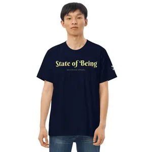 State of Being. Men's fitted straight cut t-shirt