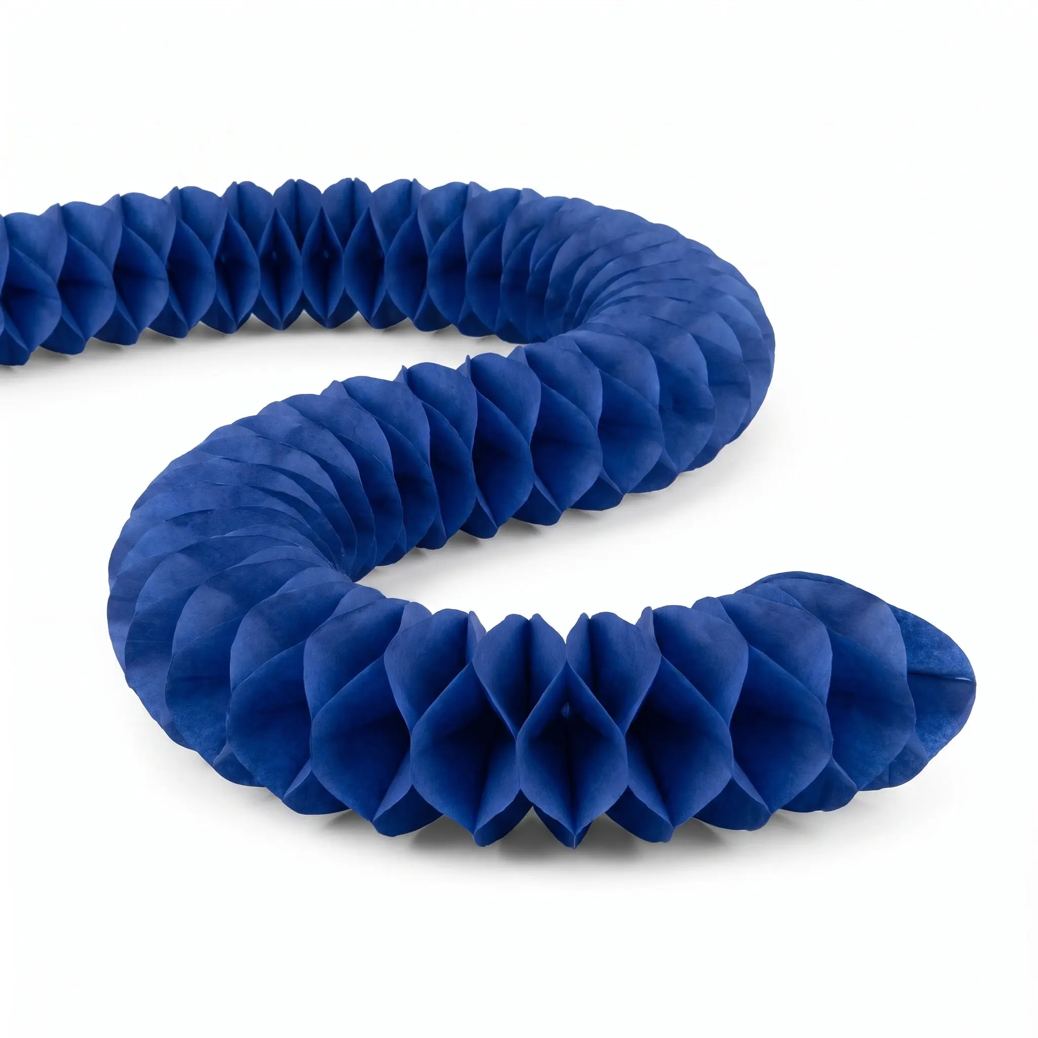 Royal Blue Tissue Paper Garland - 12 ft Royal Blue Tissue Paper Garland - 12 ft