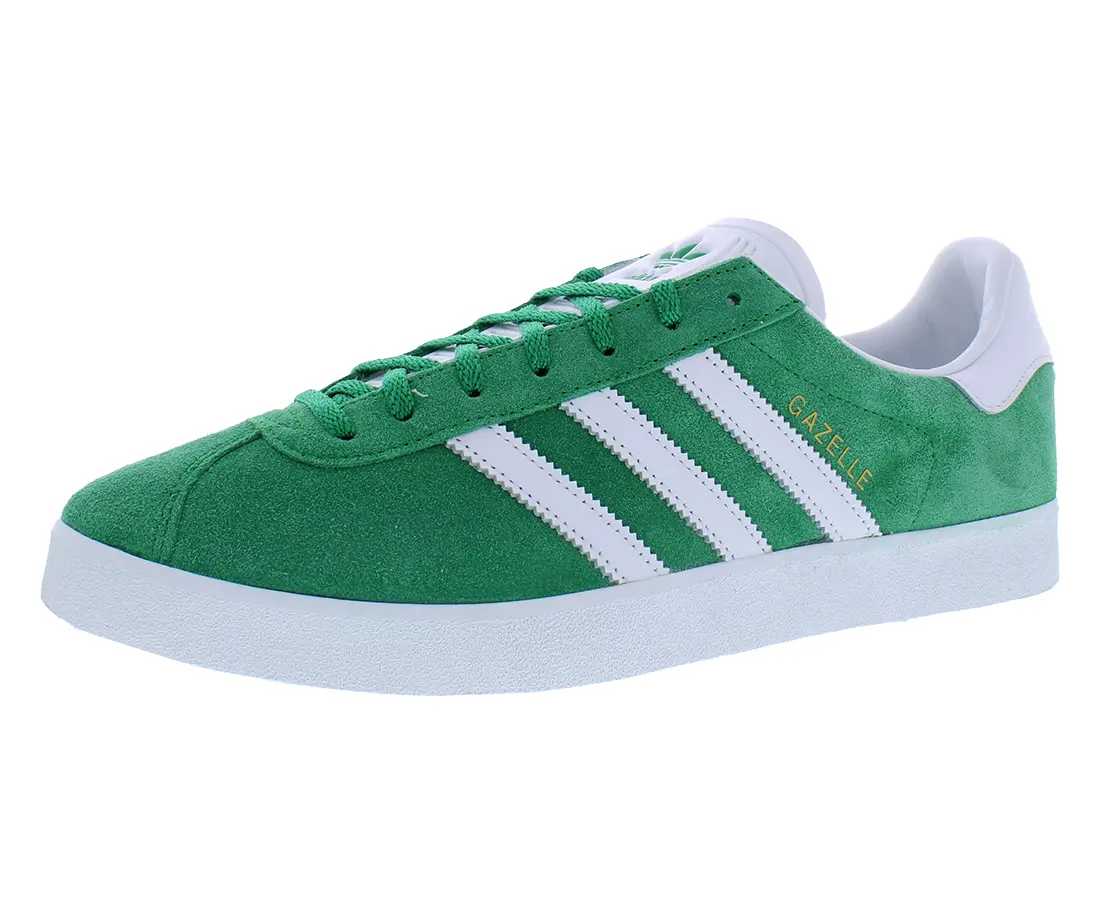 Adidas Gazelle 85 Men's Lace-Up Athletic Trainer - Striped Casual Performance Sports Footwear Sneaker