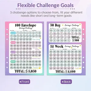 Engage in the 100 Envelopes Money Saving Challenge
