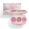 r.e.m. beauty x Wicked: For Good Cherry Blossom Blush Palette - pink and coral, soft floral look, buildable color, clean makeup
