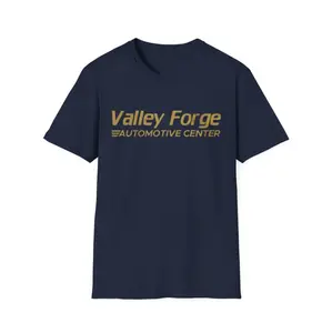 Valley Forge Automotive Center T-Shirt, Unisex Softstyle Tee for Car Enthusiasts, Womenswear Top, Crewneck, Streetwear Tshirt