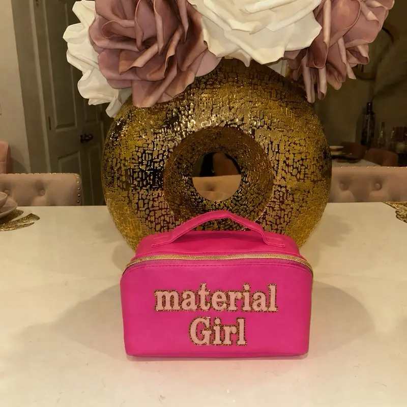 chanel pink makeup bag - TikTok Shop