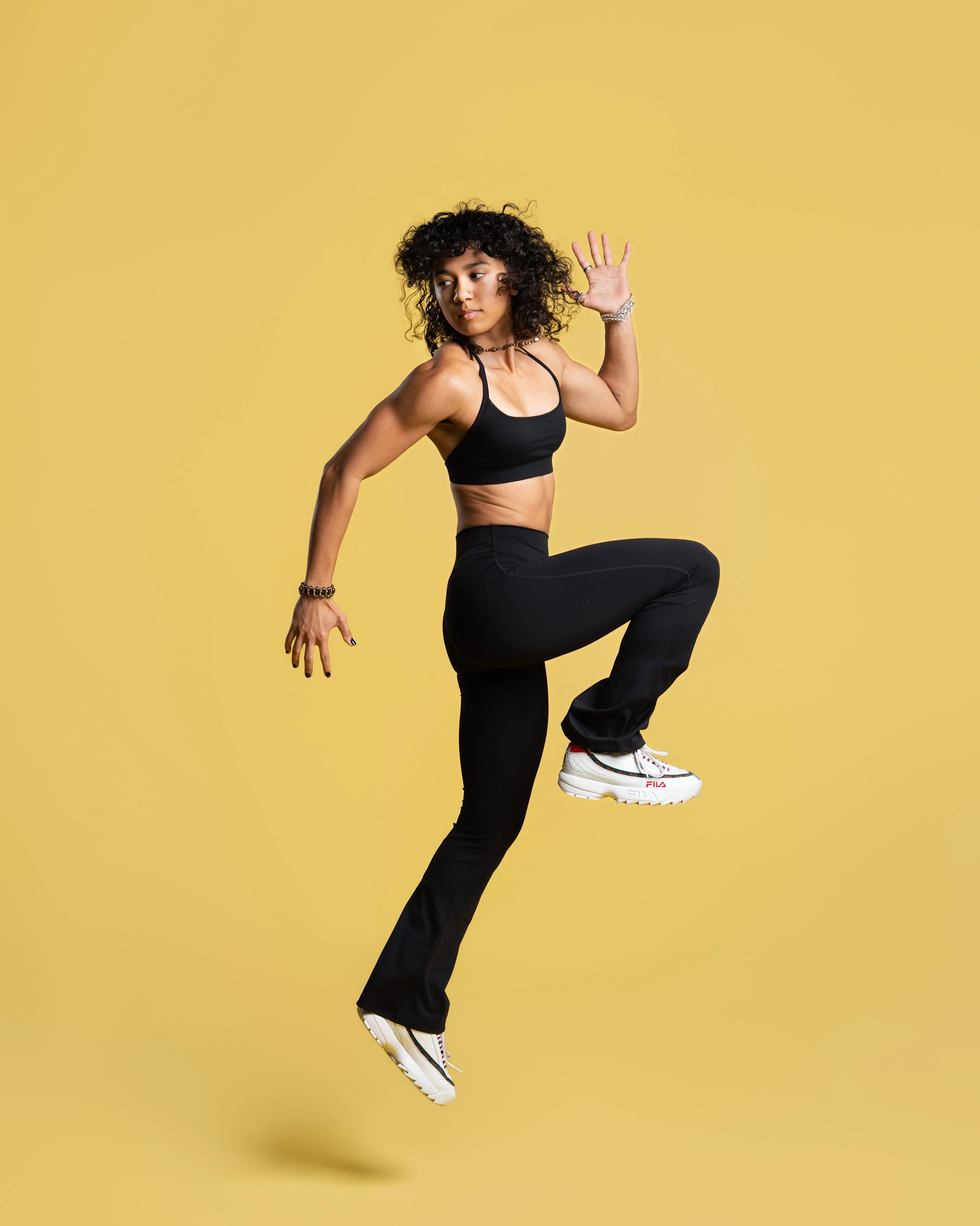 Ekko Womens Everyday Seamless Flare Leggings