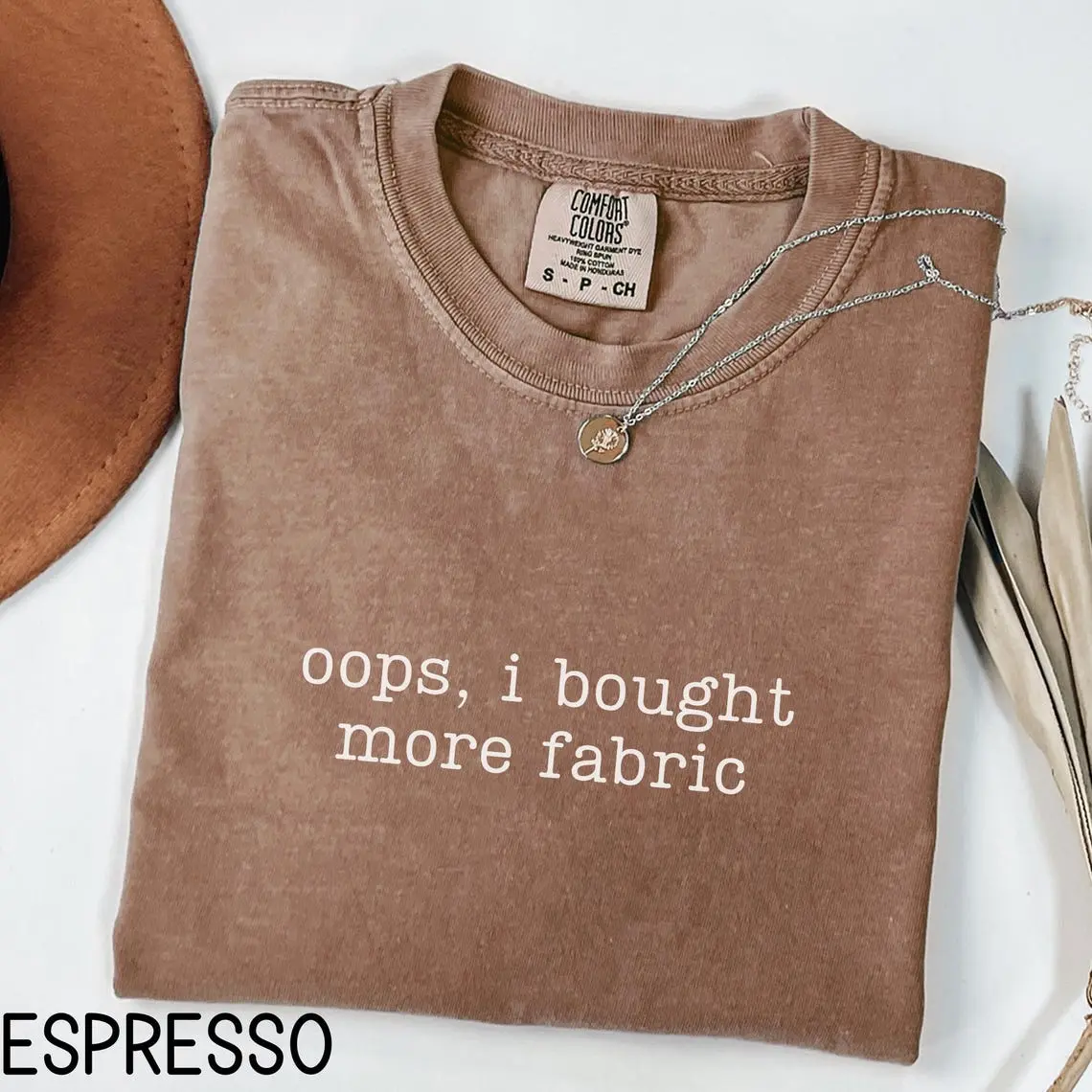 Comfort Colors Oops I Bought More Fabric T Shirt, Funny Sewing Shirt, Fabric Lover Gift, Sewing Lover Gift, Quilter Gift, Seamstress Gift Soft