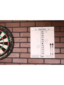 Viper 41-0201 Magna Score Pro 3-in-1 Magnetic Dry Erase Dart Scoreboard, White