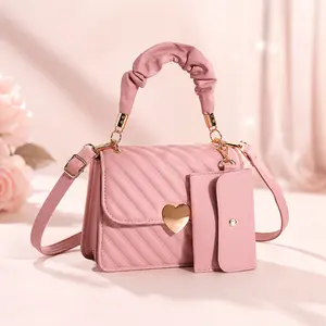 2026 New Quilted Stitching Shoulder Crossbody Bag for Women | Premium Texture Minimalist Square Handbag | Elegant Versatile Top Handle Commute Purse Perfect for Everyday Work Travel | Trendy Ladies Fashion Gift