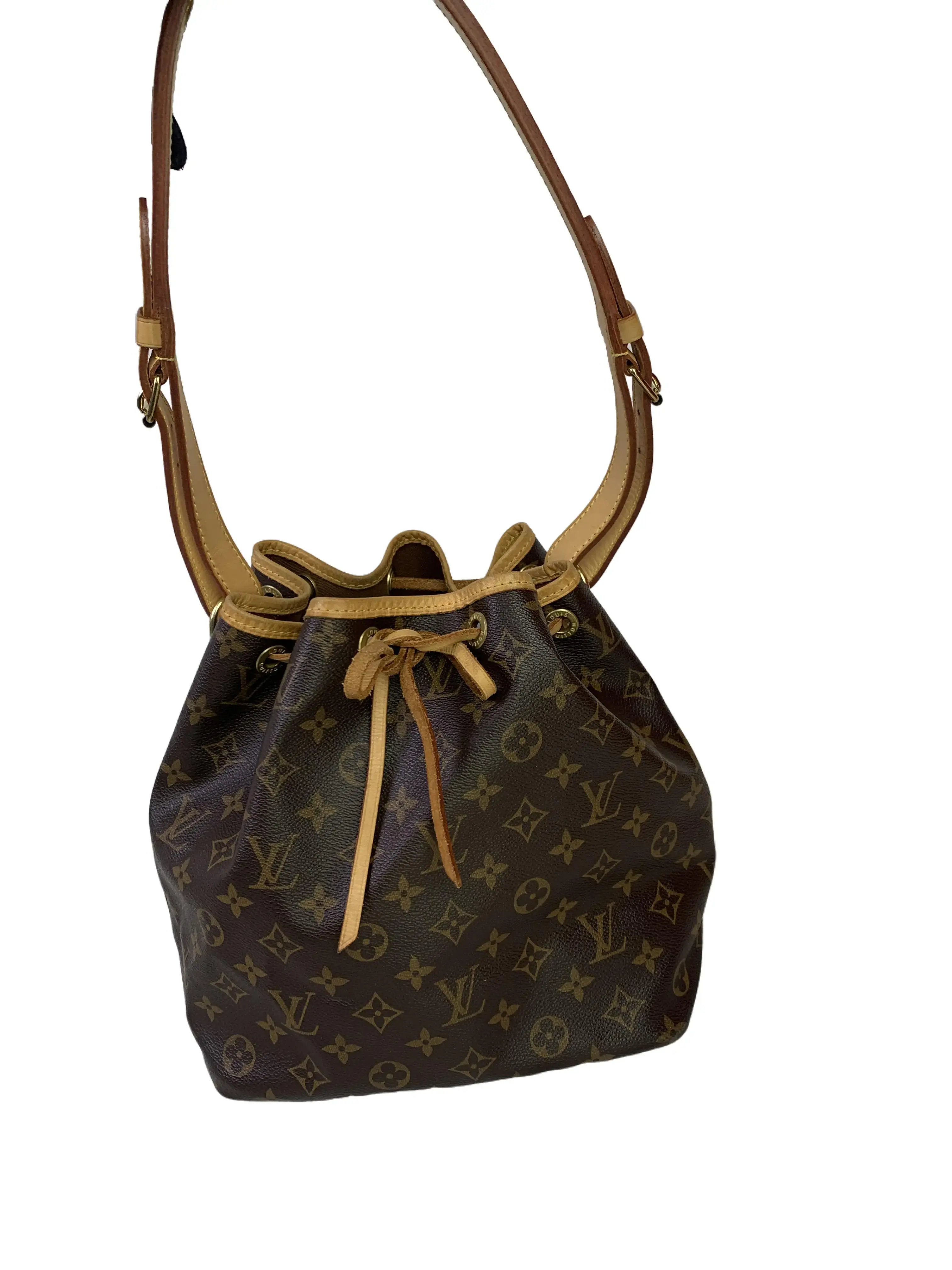 Pre-owned Louis Vuitton Monogram Noe Drawstring Bucket Shoulder Bag/WJ07213603/3603