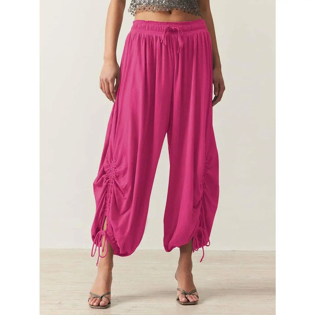 Stylish Casual Drawstring Lace-Up Bloomers