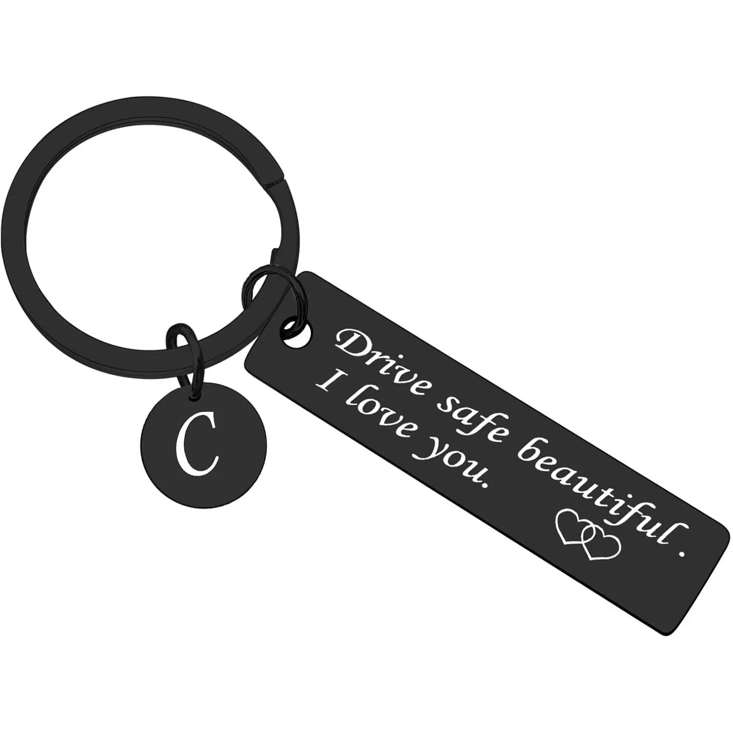 Drive Safe  for Her 26 Letter  Gifts for Girlfriend Wife Daughter Mom Niece Sister Friend