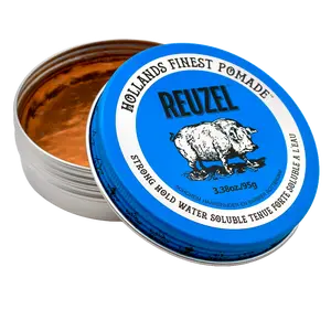 REUZEL Blue Water Based Pomade High Shine Strong Hold