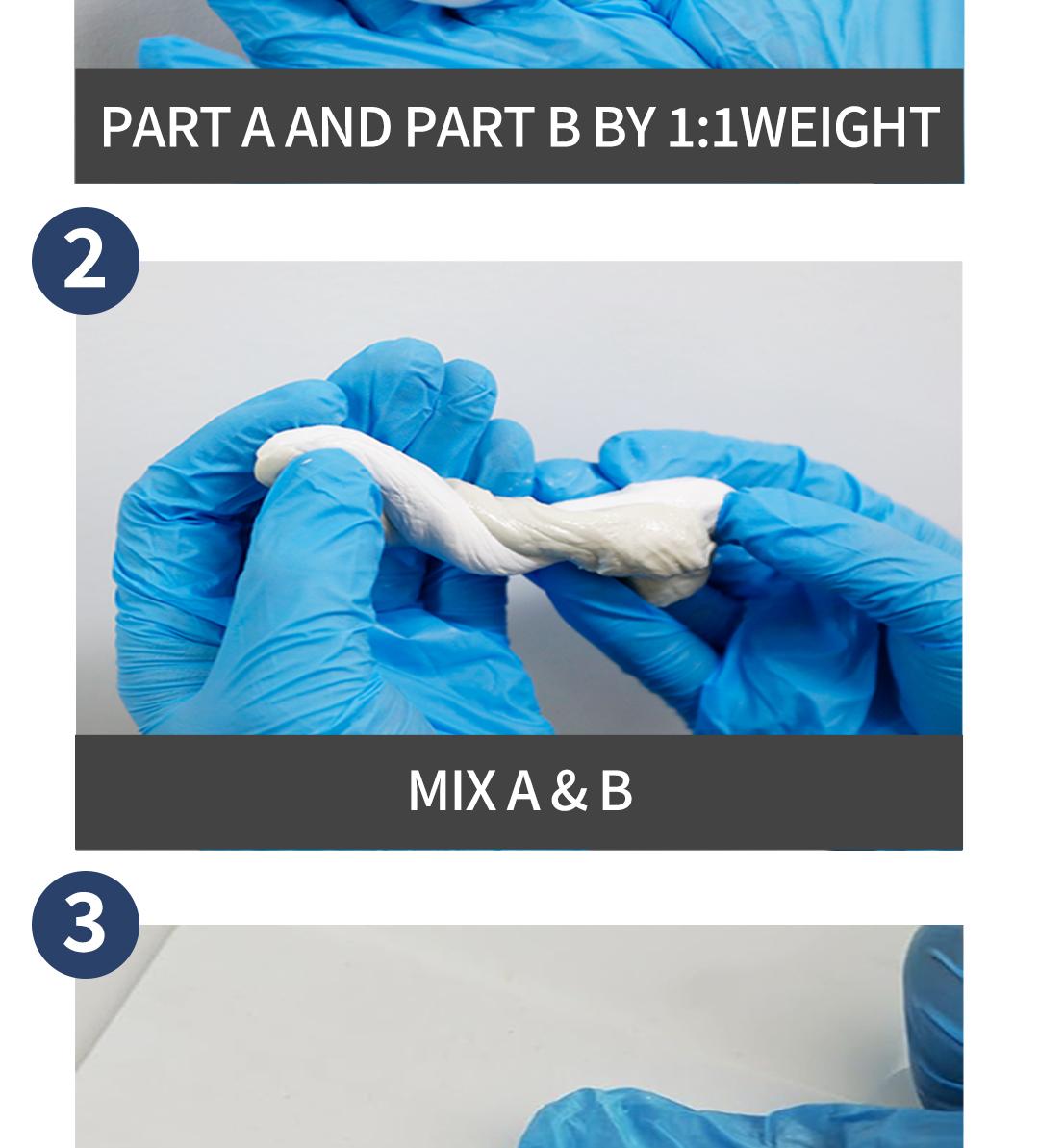 SOPAMI Steel Reinforced Epoxy Putty - Permanent Repair for Metal, Wood & Concrete