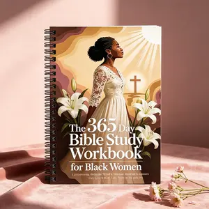 365 Day Bible Study Workbook for Women, Spiral Bound Christian Devotional Journal, Daily Faith & Prayer Guide for Spiritual Growth