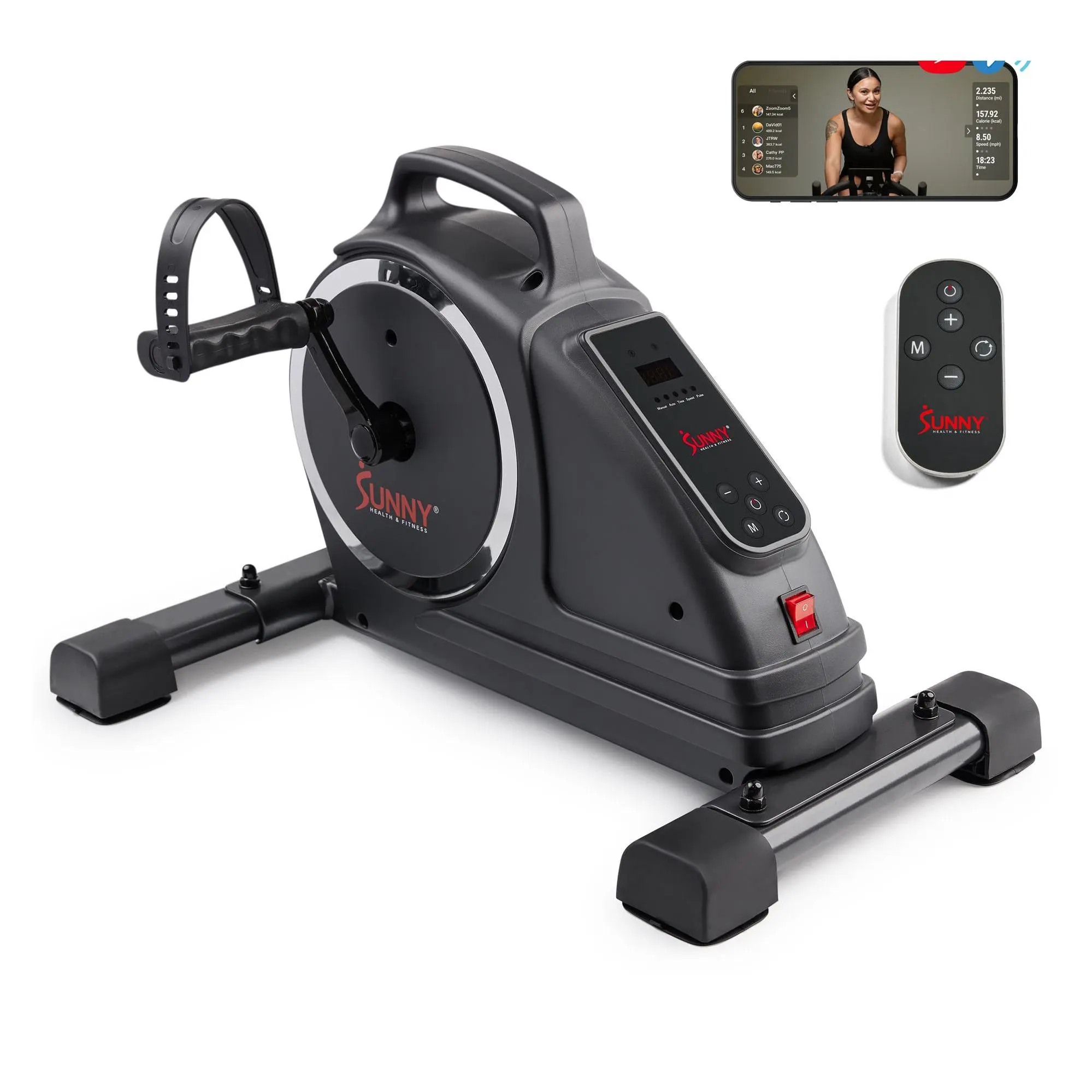 Sunny Smart Motorized Mini Exercise Bike