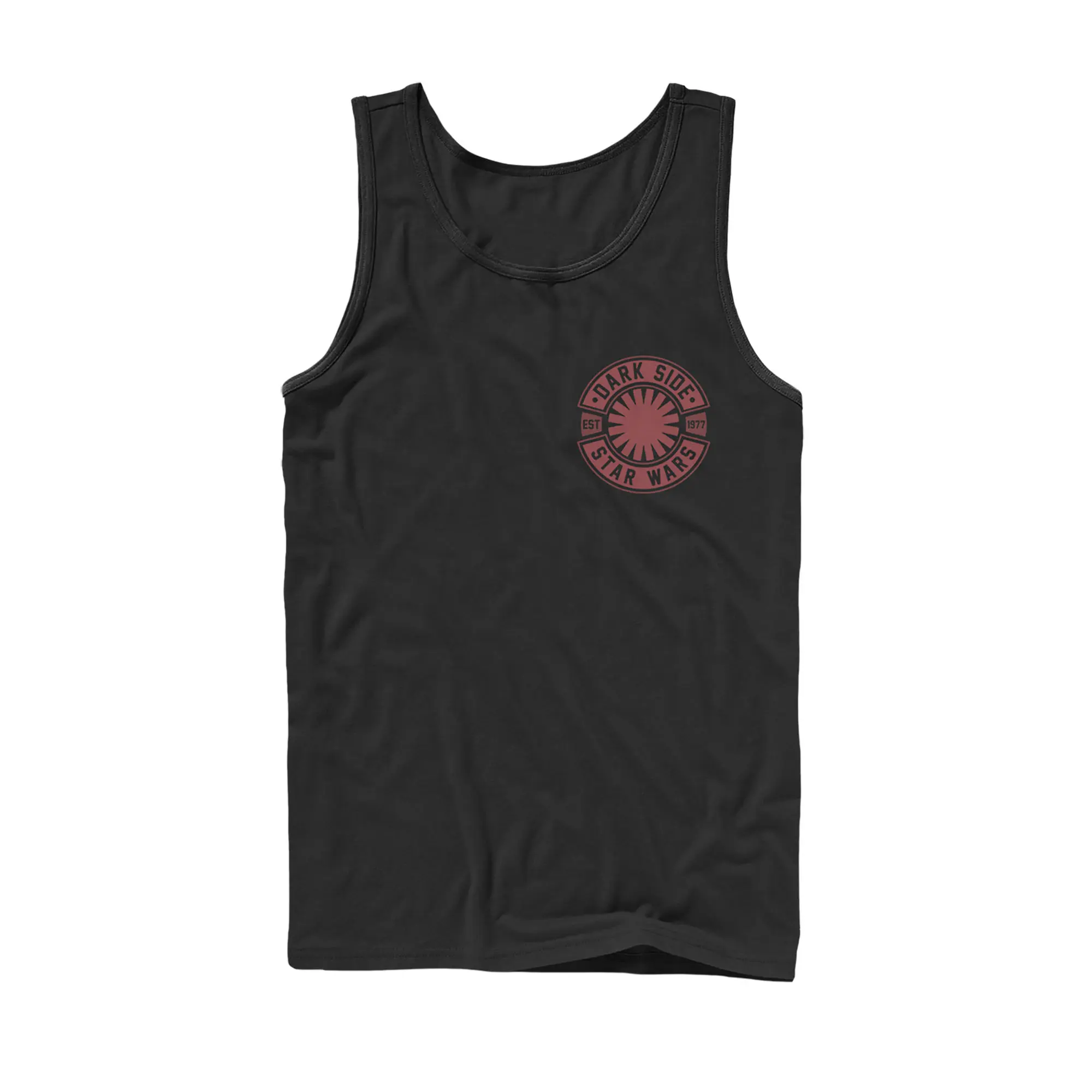 Men's Classic Casual Fashion Stylish Menswear Star Wars: The Rise of Skywalker Dark Side Badge Tank Top