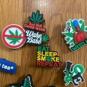 Hemp-Itz >>Pothead Jibbitz >> shoe charms, women’s shoes, custom designs