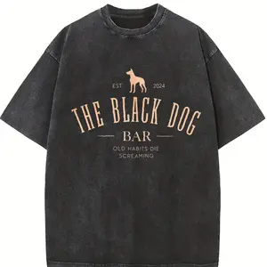 Comfort Colors Minimalist The Black Dog Tshirt Unisex Concert Gift Idea For Friend Era Tour T-shirt Tops Full Size Full Colors Casual