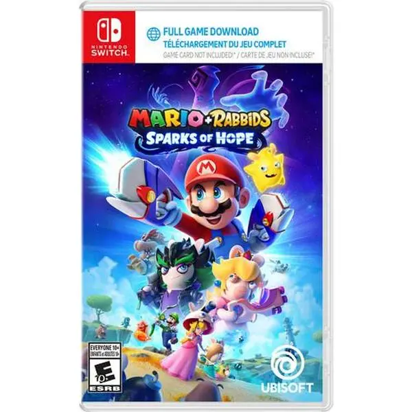 Nintendo Switch Mario + Rabbids Sparks of Hope Complete in Box (CIB) Physical Video Game Card - Action-Adventure Game for Everyone, Create Your Dream Team, Deploy Your Heroes' Abilities