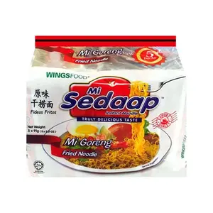 SEDAAP Original Instant Dry Noodles 5-Pack | Authentic Indonesian Flavor, Quick & Easy Meal
