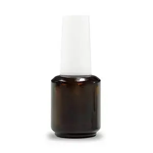 Empty Bottles Glass Nail Polish Amber with Brush 1pcs