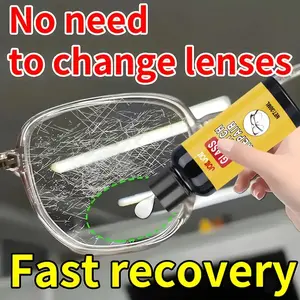 Multifunctional Eyeglass Repair Kit, Scratch Removal Paste, Anti-Fingerprint & Yellowing Cream, Suitable for All Glass Lenses