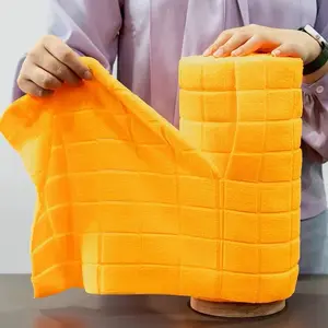 Multi-Purpose Reusable Absorbent Microfiber Cleaning Towel 20pc/Roll 30cm x 30cm Soft Fabric Absorbs 5 Times More Than Paper Towels.