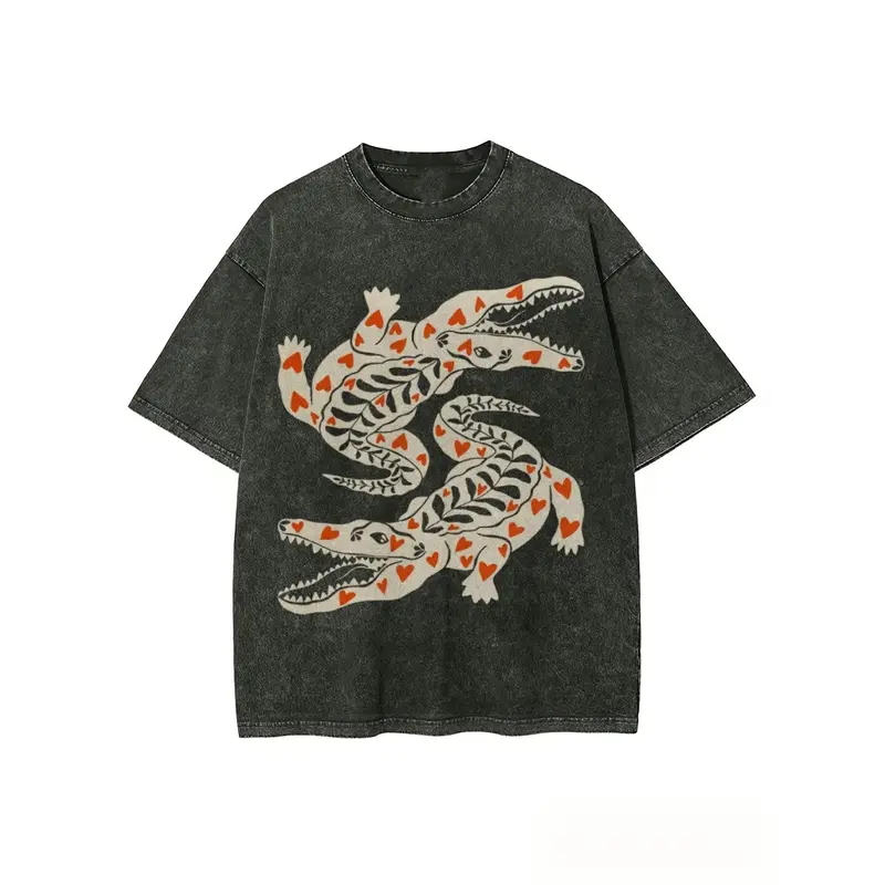 トップス 2025SS CALEE CROCODILE PATTERN SHIRT crocodile shirts - TikTok Shop