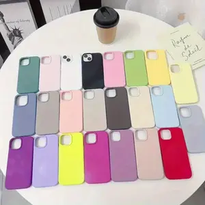 1pc Plain Anti-Drop Shockproof Phone Case for Apple iPhone 17/17pro Max/16/15promax/15plus/15pro/15/14promax/14plus/14pro/14/13promax/12promax/12pro/12/11promax/11