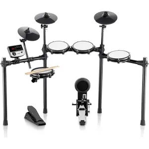 VEVOR Electric Drum Set, 32 Drum Kits 480 Sounds Electronic Drum Kit, USB MIDI Supported 8 in Quiet Mesh Snare Electric Drum Set with 10 in Cymbals Drum Sticks Headphone, for Beginners AdultsVEVOR Super Brand Day