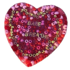 SILICONE PICKY PAD - Large Sweetheart - Handmade Fidget Sensory ASMR Toy/Tool