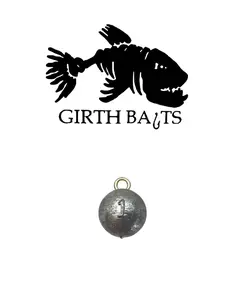 25ct. 1 oz Cannonball Sinkers For Fishing